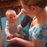 Fitting babies into a yoga practice - Samuel at 6 months