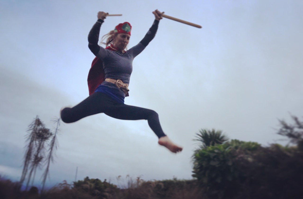 Sam Loe Yoga Wonder Woman
