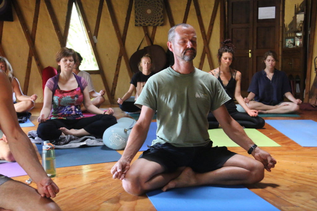 Meditation at Anahata Yoga Retreat 